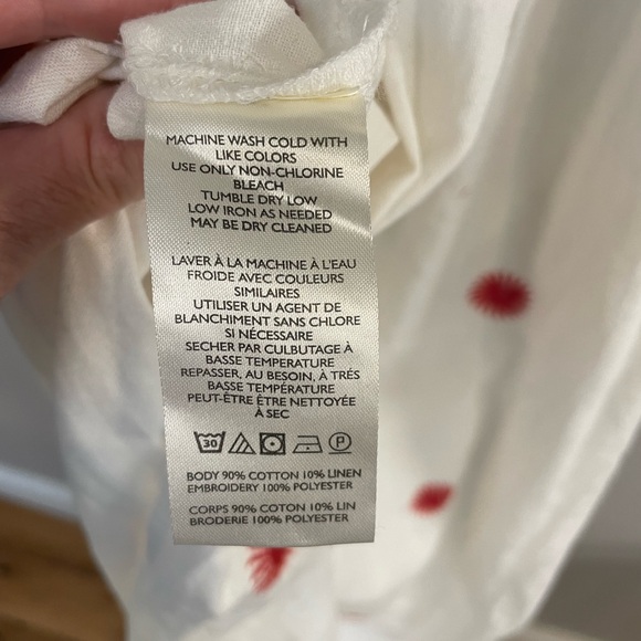 NWOT Free People Midi Babydoll Style Embroidered Dress - Picture 14 of 15